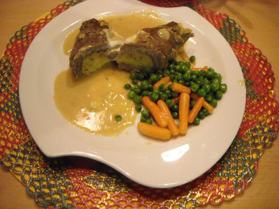 Rindsroulade mit Nudelfülle Rezept