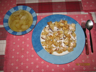 Semmelschmarrn &amp; Apfelkompott Rezept