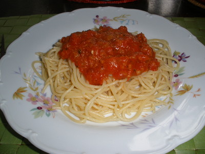 Spagetti Arrabiatta Rezept