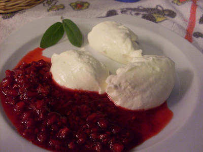 Topfennockerl mit Fruchtsauce Rezept