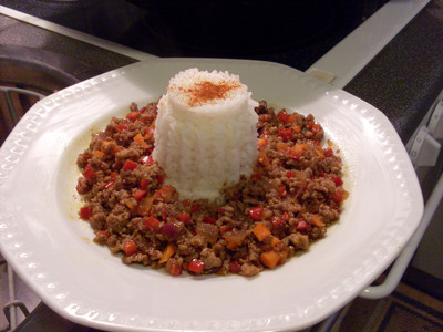 Wokgemüse mit Reis Rezept