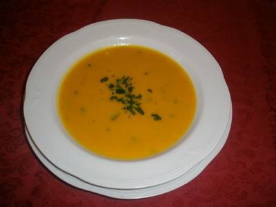Kürbis - Käsecreme - Suppe Rezept