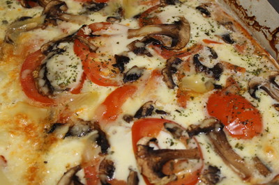 Funghi-Pizza (mit Champignons) Rezept