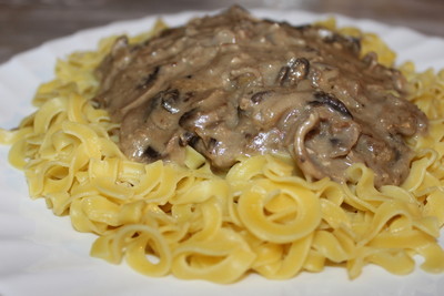 Nudeln mit Champignonsauce Rezept