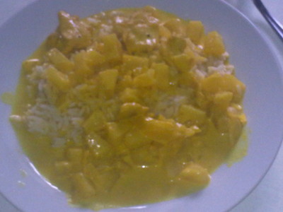 Hühnercurry mit Ananas Rezept