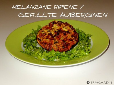 Melanzane ripiene / Gefüllte Auberginen Rezept