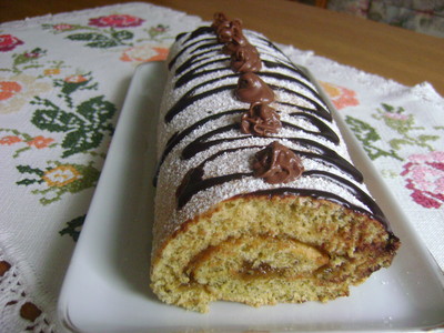 Steirische Biskuitroulade Rezept