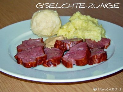 G&#039;selchte Zunge Rezept