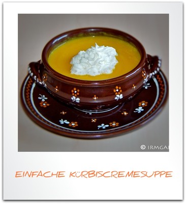 Einfache Kürbiscremesuppe Rezept