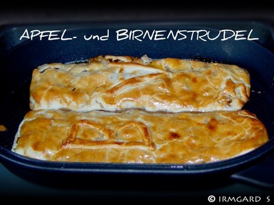 Apfel- und Birnenstrudel Rezept