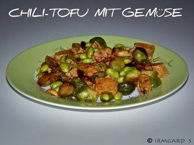 Chili-Tofu mit Gemüse Rezept