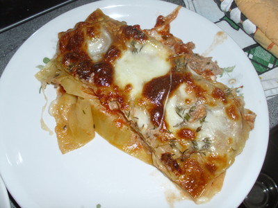 Thunfisch Lasagne mit Mozzarella Rezept