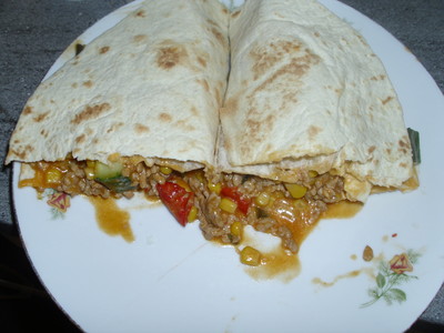 Kunterbunter Wrap Rezept