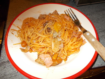 Spaghetti Napolitan Rezept
