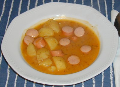 Erdäpfelgulasch Rezept