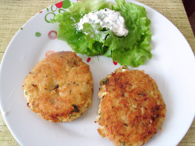 Panierte Erdäpfel-Zucchinilaibchen Rezept