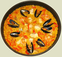 Paella de Mariscos (Fischpaella) Rezept