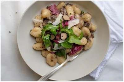 Gnocchi mit gesunder Trüffel-Champignon-Sauce Rezept