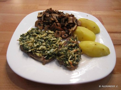 Gratiniertes Beiried    Rezept