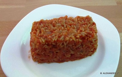 Griechischer Tomatenreis Rezept