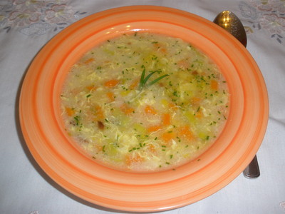 Geröstete Grießsuppe Rezept