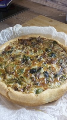 Quiche mit Rosenkohl und Speck Rezept