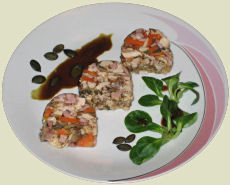 Hendl-Sulz mit Balsamico-Vinaigrette Rezept