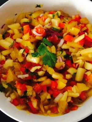 Mango-Paprika Salsa  Rezept