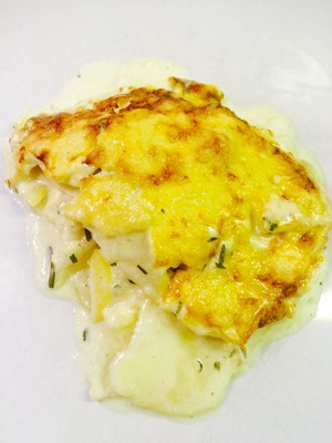 Erdäpfel- Sellerie Gratin  Rezept