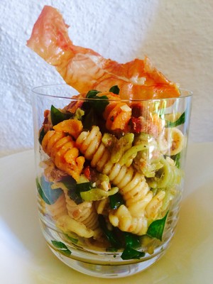 Italienischer Nudel -Salat mit Pecorino Rezept