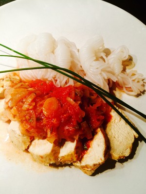 Rezept DEVIL CHICKEN ( Teufels Huhn ;-) ) mit KONJAK Nudeln DEVIL CHICKEN ( Teufels Huhn ;-) ) mit KONJAK Nudeln Rezept