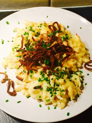 Kässpätzle mit Röstzwiebel Rezept