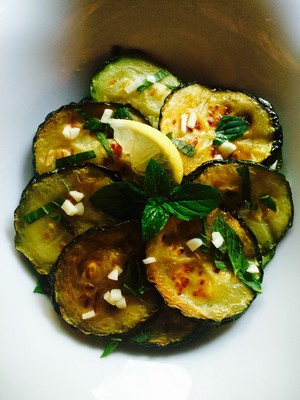 Gebackene Zucchini (Antipasti) Rezept