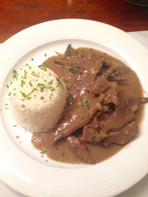 Geröstete Leber in Weinsauce Rezept