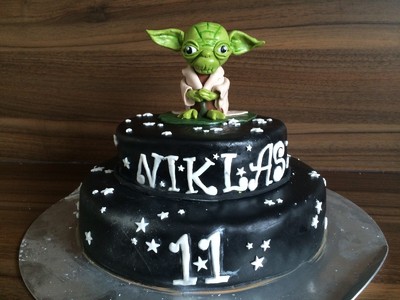 Yoda-Geburtstagstorte Rezept