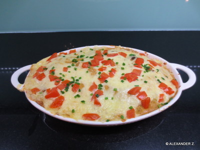 Kartoffel - Kohlrabi - Gratin  Rezept