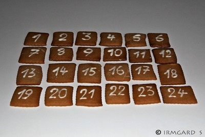 Lebkuchen-Adventkalender Rezept