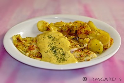 Pangasiusfilet mit Sauce Bernaise Rezept