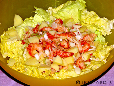 Flusskrebssalat Rezept