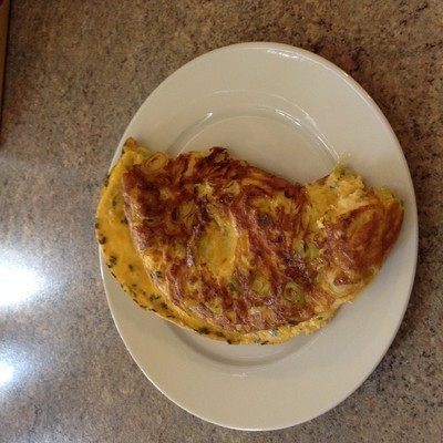 Zwiebelomelette Rezept