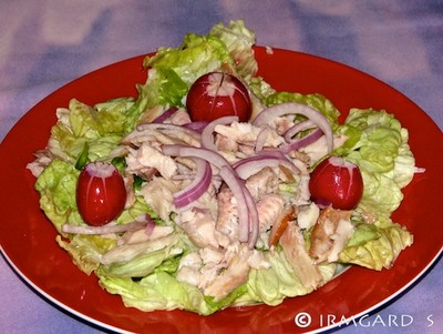 Räucherforellensalat Rezept