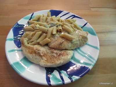 Putenfilet in Gorgonzolasauce Rezept