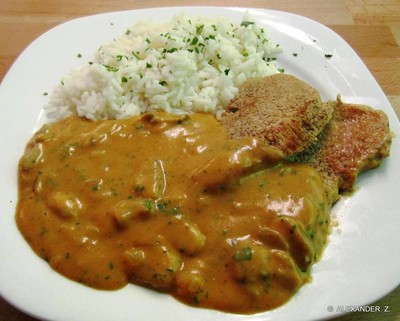 Champignon Rahm Schnitzel Rezept