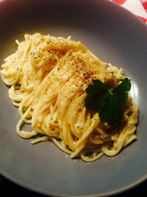 Spaghetti mit Käsesauce Rezept