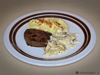 Hirschsteak mit Pilzsauce Rezept