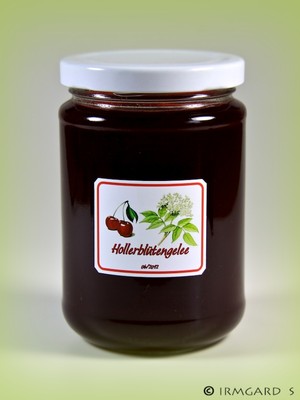 Kirsch-Hollerblütengelee Rezept