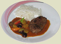 Straußenfilet mit Senffrüchten Rezept