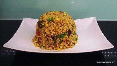Kantonesischer Reis Rezept