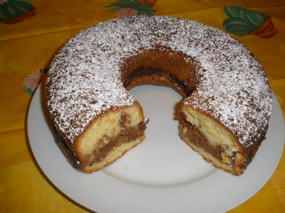 Kuchen mit Apfel - Nuss - Füllung Rezept