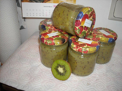 Kiwi - Bananen - Marmelade Rezept